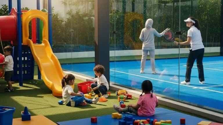 Mom Community Padel with Kids Corner